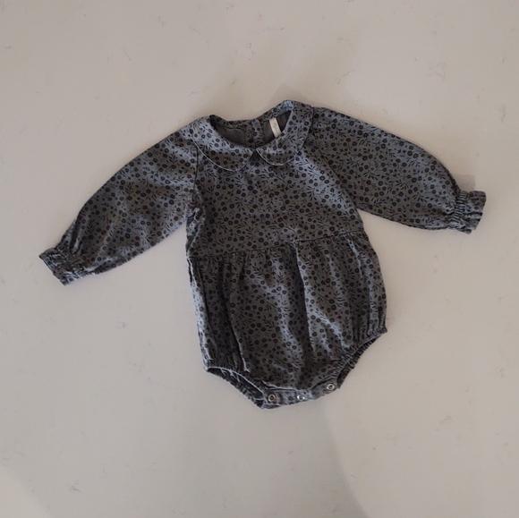 Rylee + Cru | Cora Romper Indigo Meadow - Picture 4 of 7